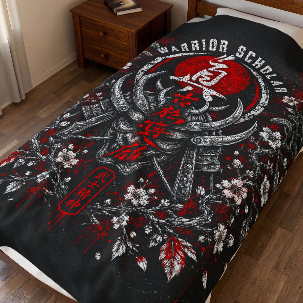 Warrior Scholar Velveteen Plush Blanket
