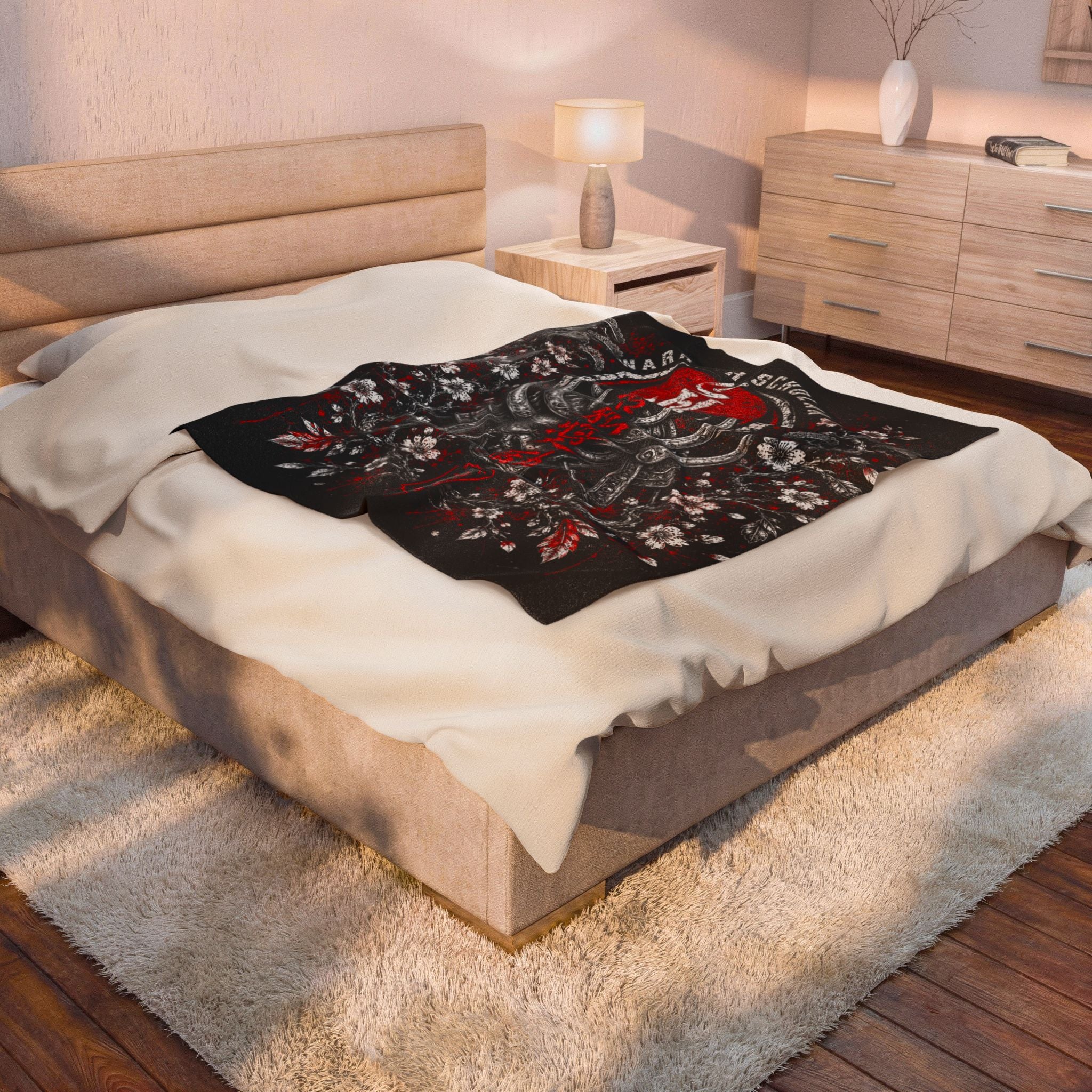 Warrior Scholar Velveteen Plush Blanket