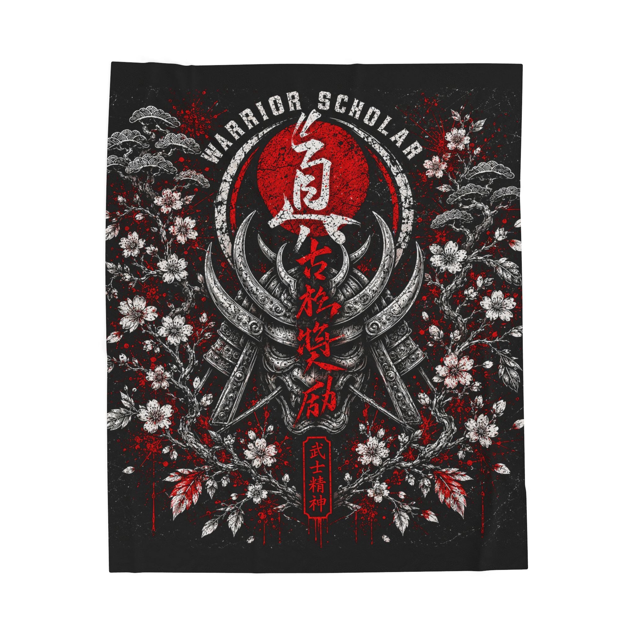 Warrior Scholar Velveteen Plush Blanket