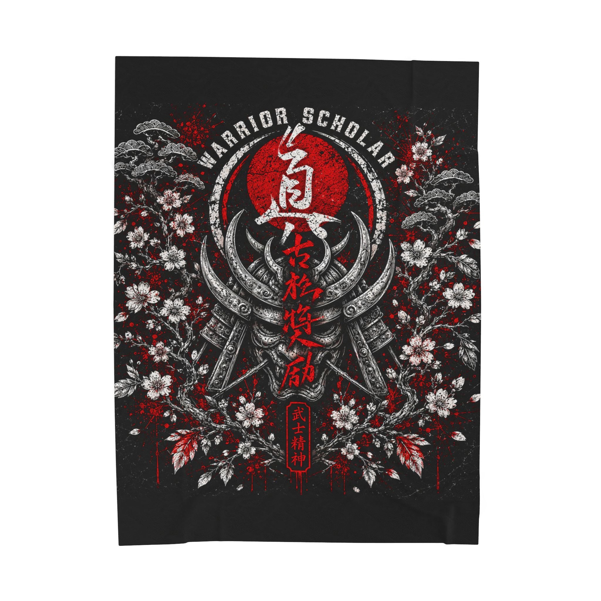 Warrior Scholar Velveteen Plush Blanket